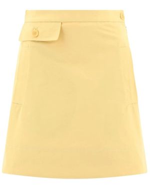 Aspesi Short Skirts - Yellow
