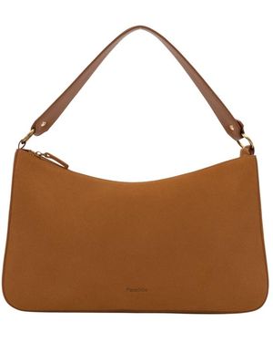 Parallèle Tassen ,Bruin ,Leer Beverly Bag