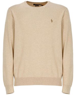 Ralph Lauren Round-Neck Knitwear - Natural