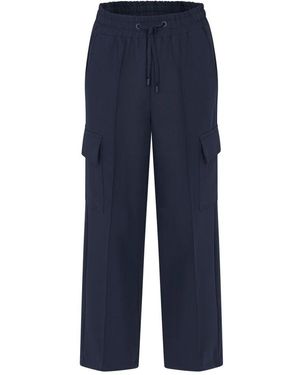 Bugatti Lässige Cargo Hose Aus Viskose - Blau