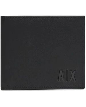 ARMANI EXCHANGE Logo Bifold Wallet - Schwarz