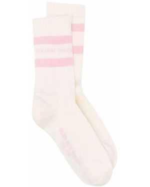 Golden Goose Socks High Rib - Roze