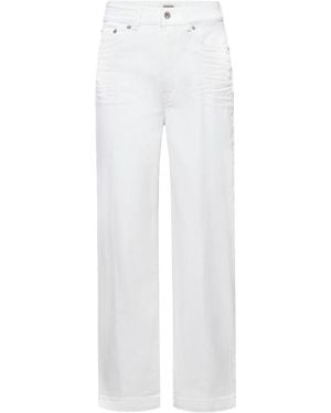 DRYKORN Straight Trousers - White
