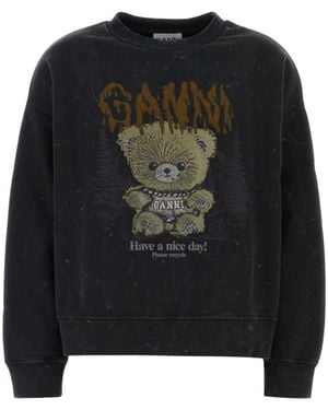 Ganni Sweatshirts - Negro