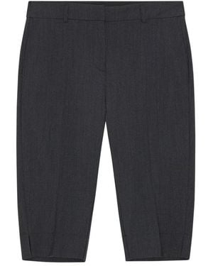 Birgitte Herskind Korte Broeken ,Blauw ,Leer Aliyah Pants - Grijs
