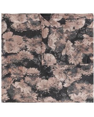 Tory Burch Silky Scarves - Gray