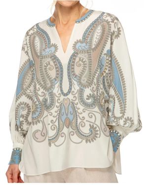 Ivi Bluse Crystal - Grau