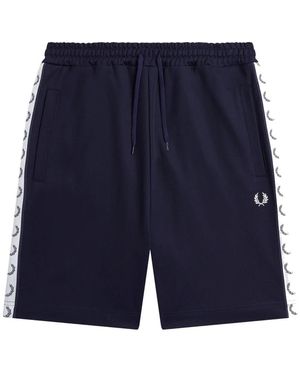 Fred Perry Casual Shorts - Blauw