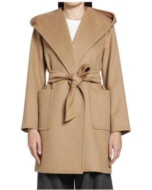 Max Mara Rialto Robe Coat - Naturel