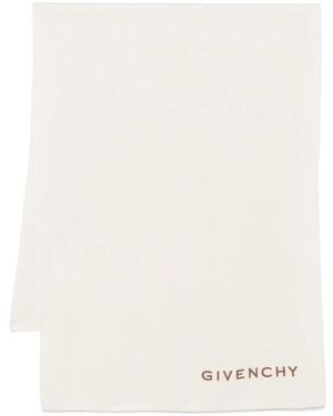 Givenchy 4G-Bestickter Schal - Weiß