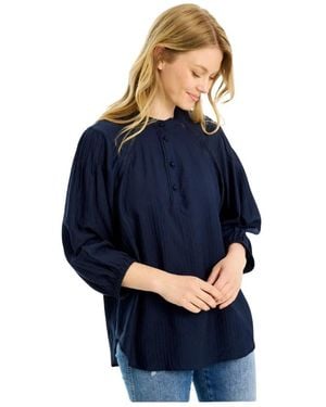 iN FRONT Blouses - Blue
