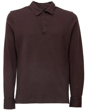Zanone Polo Shirts - Marron