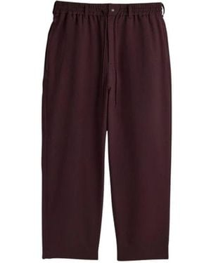 Y-3 Cropped Trousers - Purple