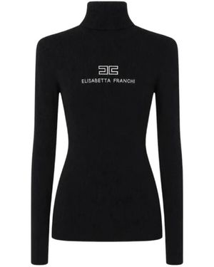 Elisabetta Franchi Turtlenecks - Black