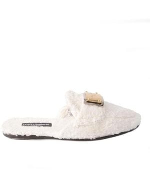 Dolce & Gabbana Slippers - White