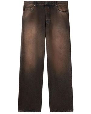 Off-White c/o Virgil Abloh Straight Jeans - Marrone