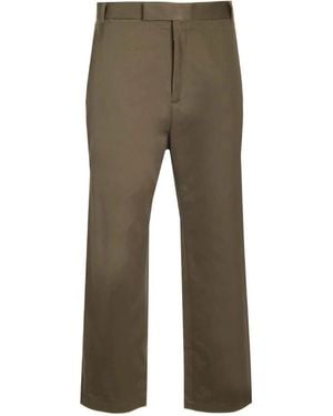 Thom Browne Straight Trousers - Green
