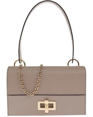 Furla Tassen ,Leer Amelia M Crossbody - Grijs