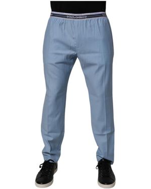 Dolce & Gabbana Slim-Fit Trousers - Blu