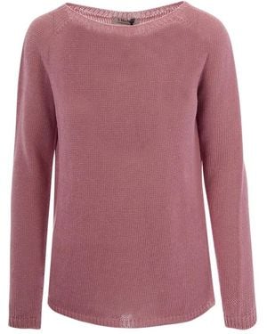 Max Mara Round-Neck Knitwear - Violet