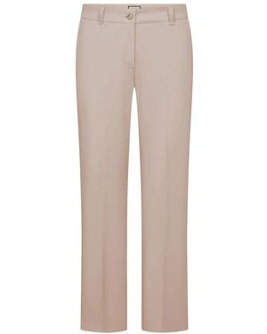 Seductive Straight Pants - Natural