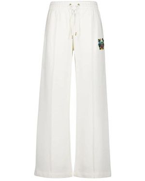 CASABLANCA Wide Trousers - Blanc