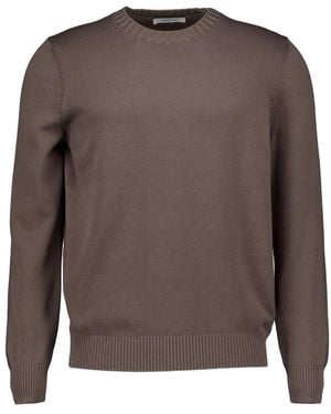 Gran Sasso Round-Neck Knitwear - Brown