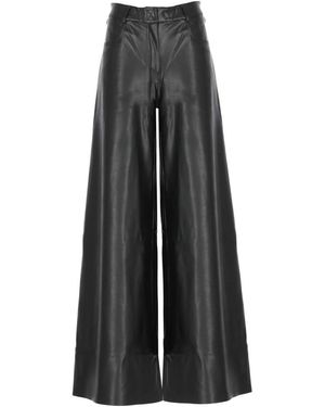 Norma Kamali Wide Trousers - Gris