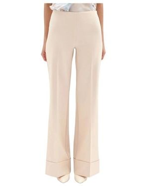 Rinascimento Wide Trousers - Natural