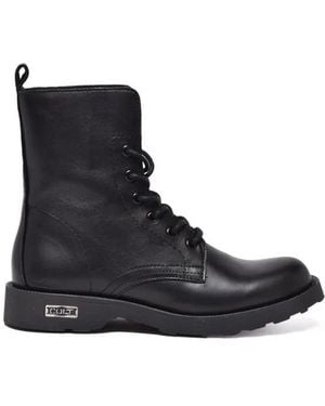 Cult Lace-Up Boots - Nero