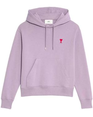 Ami Paris Hoodies - Morado