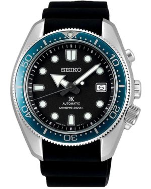 Seiko Automatische edelstahl uhr - Schwarz