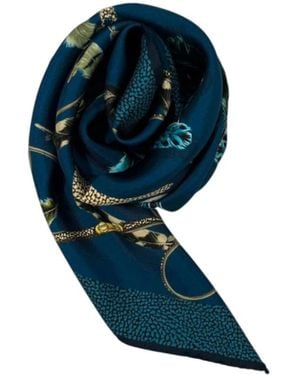 Borbonese Silky Scarves - Blu