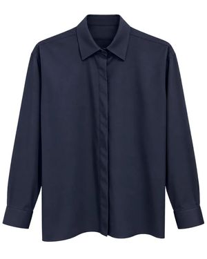 MARSĒM Nylon Overhemden - Blauw