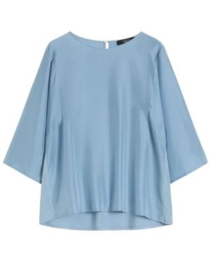 Weekend by Maxmara Overhemden ,Blauw ,Wkdfastoso Blouse