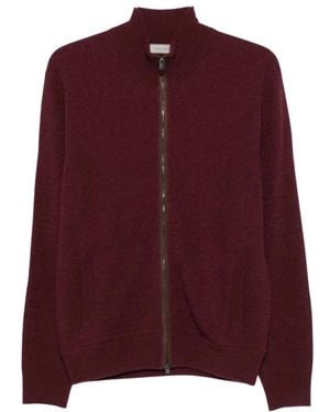 Canali Rundhals-Strickware - Lila
