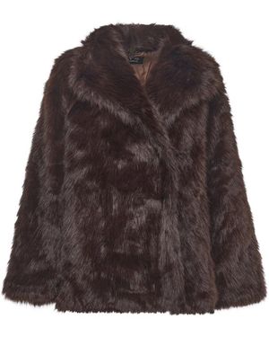 V73 Faux Fur & Shearling Jackets - Marrón