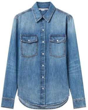 Stella McCartney Denim Shirts - Blue