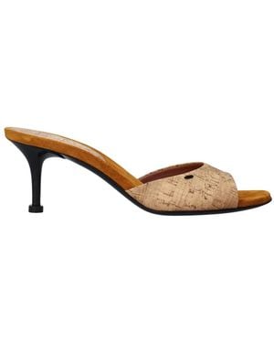 Premiata Heeled Mules - Brown