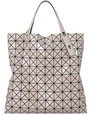 Issey Miyake Metallische Tote Tasche Mit Prismen-Design - Braun