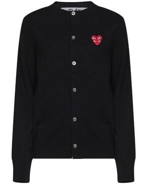 COMME DES GARÇONS PLAY Axn075D-1 Cardigan - Schwarz