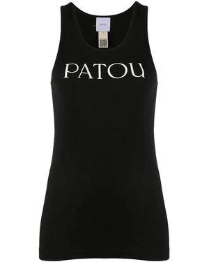 Patou Sleeveless Tops - Black