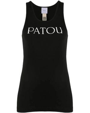 Patou Sleeveless Tops - Black