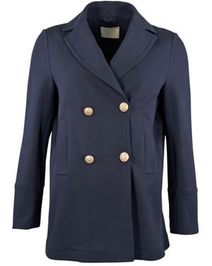 Circolo 1901 Jassen ,Blauw ,Katoen Peacot Fleece