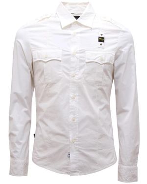Blauer Casual Shirts - Blanco