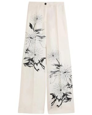 Momoní Wide Trousers - Blanco