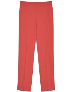 Pennyblack Slim-Fit Trousers - Red