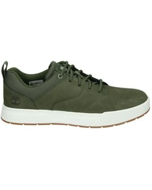 Timberland Casual Grüne Ledersneakers