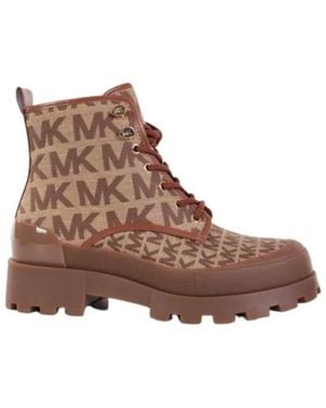 Michael Kors Lace-Up Boots - Bruin