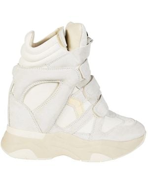 Isabel Marant Schoenen ,Wit ,Leer Balskee Sneaker